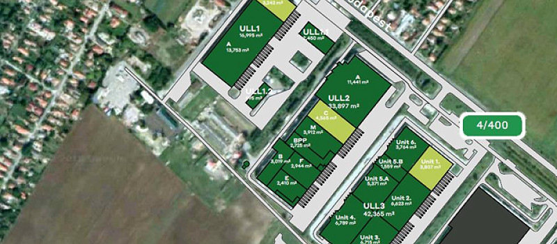 WAREHOUSES FOR RENT IN ÜLLŐ – ULL